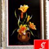 traditional-embroidery-painting-lily-flower
