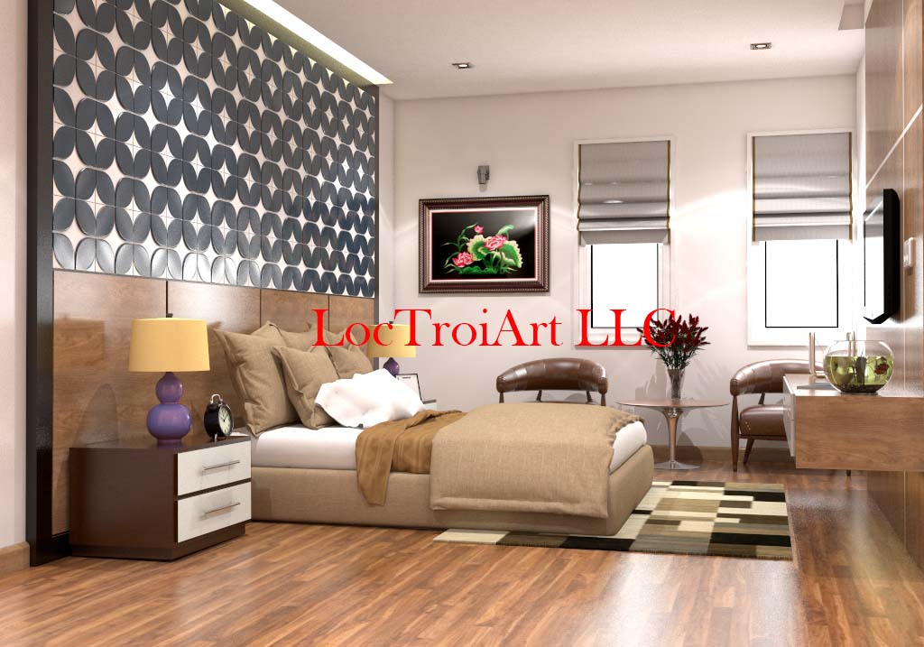 tranh thêu tay hoa sen may mắn tốt đẹp