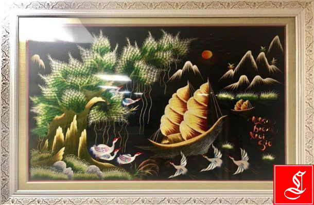 hand-embroidery-painting-smooth-sailing hand-embroidery-painting-smooth-sailing