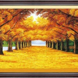 hand-embroidery-painting-autumn-forest