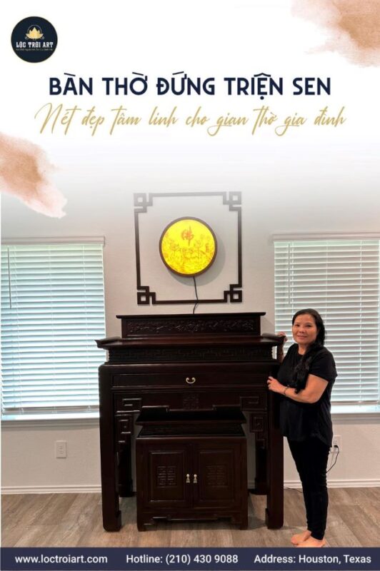 giao-ban-tho-dung-trien-sen-den-khach-o-rosenberg-texas-loctroiart_com